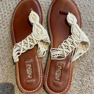 Pretty macrame sandals